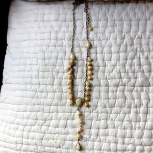 Shell and Pearl link necklace,